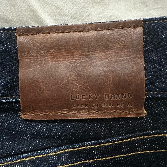 Lucky Brand Lolita Boot Jeans 0/25 Regular White Oak Cone Denim Made USA 28x33 - Picture 6 of 8